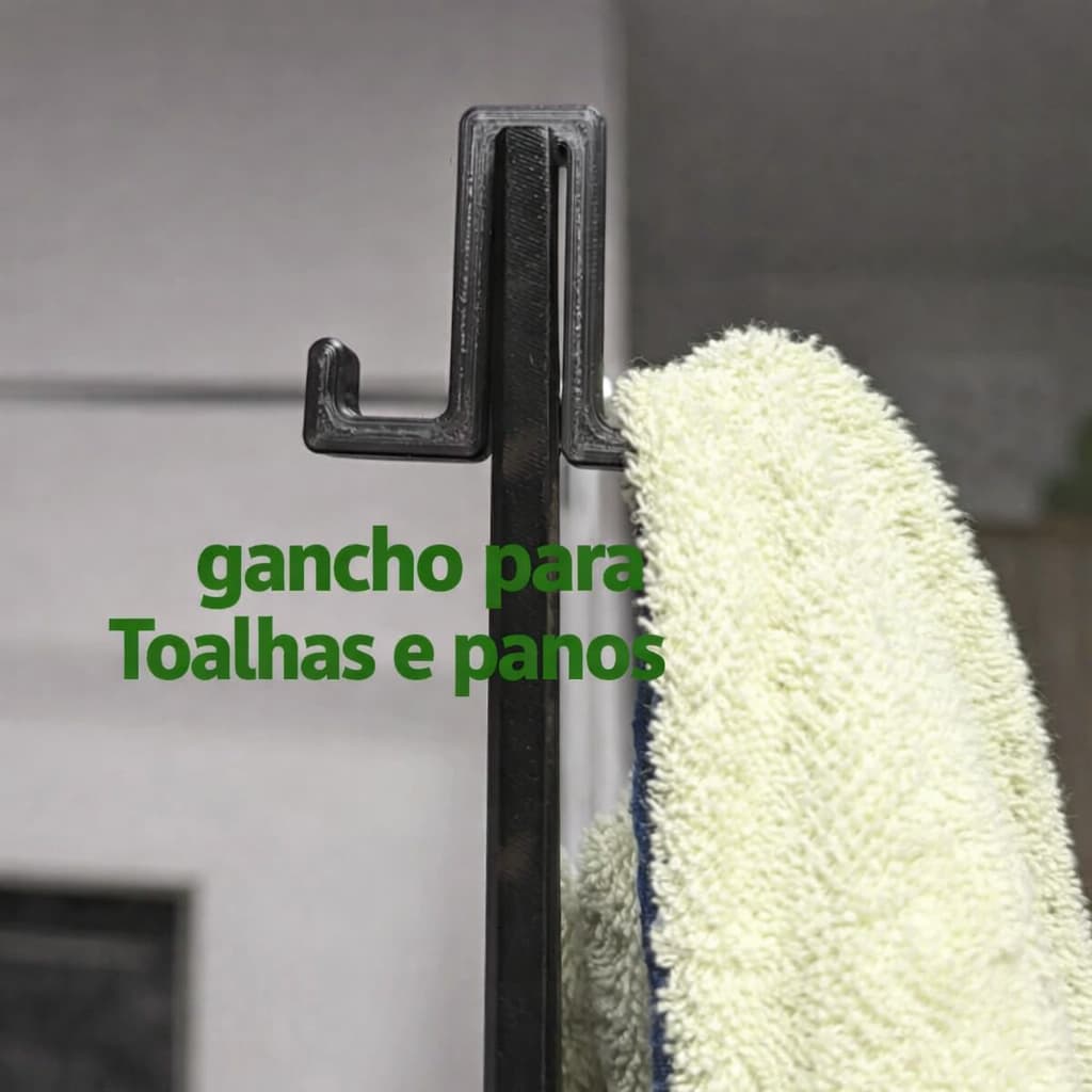 Gancho Para Pano De Prato Porta Toalha De Mão Suporte Multiuso Cozinha Banheiro porta pano toalha papel Lavabo