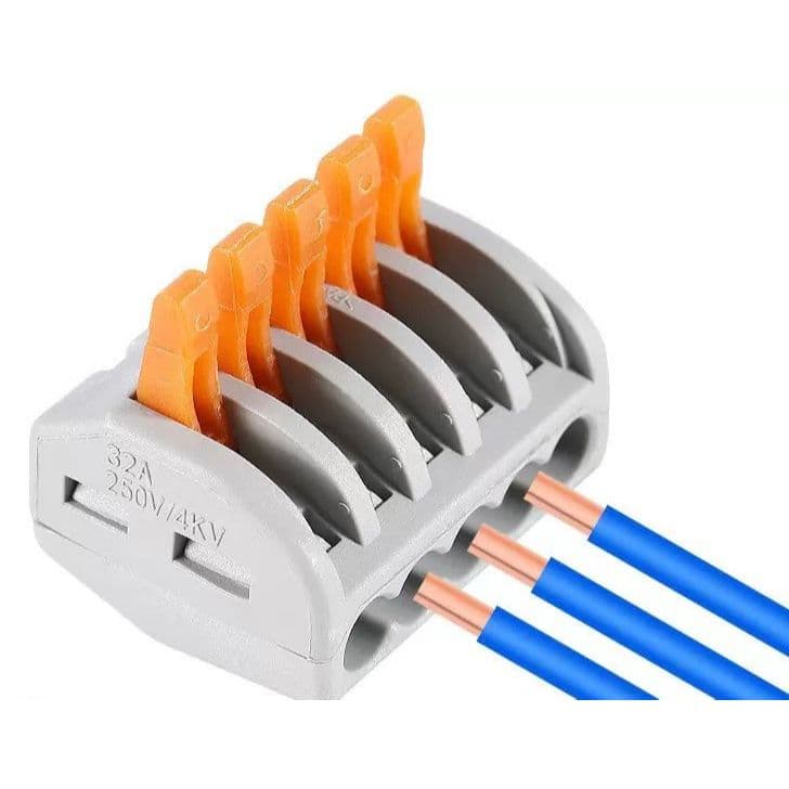 KIT10/KIT30/ KIT50 /PCS  Conector Elétrico Emenda 0,08mm-4mm  215 Original 5 vias