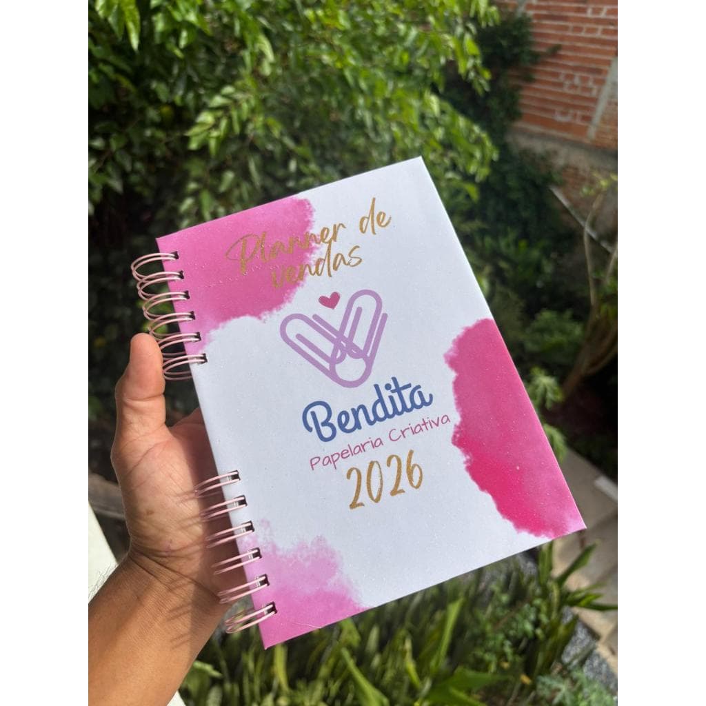 Planner de Vendas A5 2026 | Caderno Controle de Pedidos e Clientes | Agenda de Vendas Empreendedor | Caderno