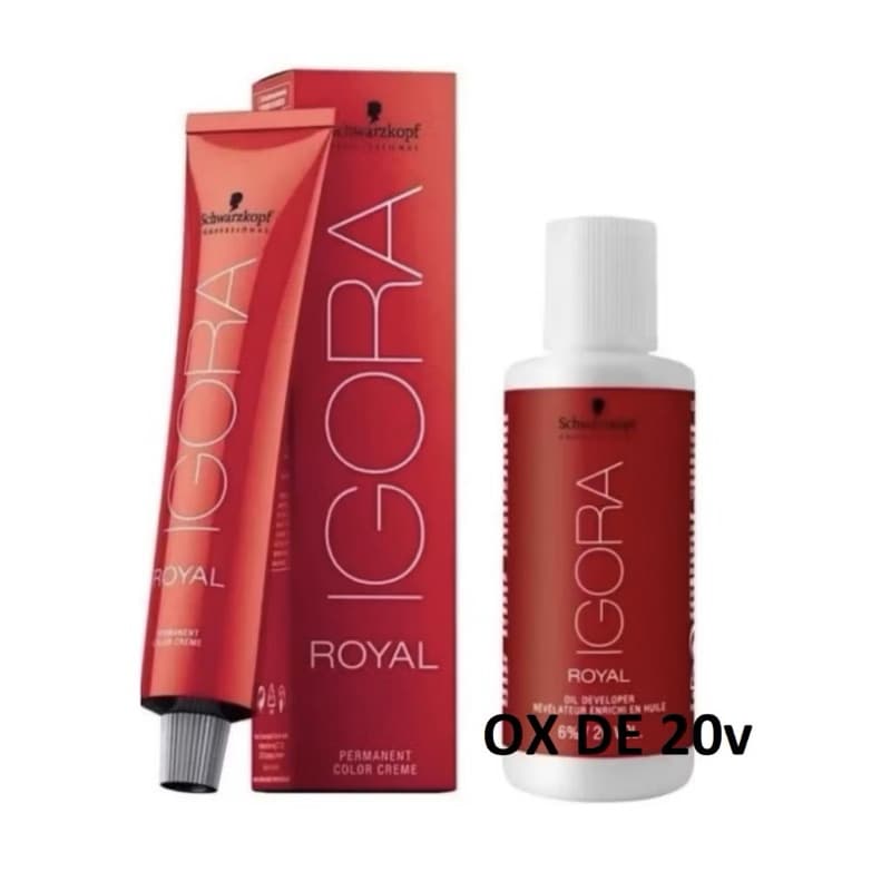 KIT Coloração IGORA ROYAL 8.77 Schwarzkopf + Ox - ORIGINAL