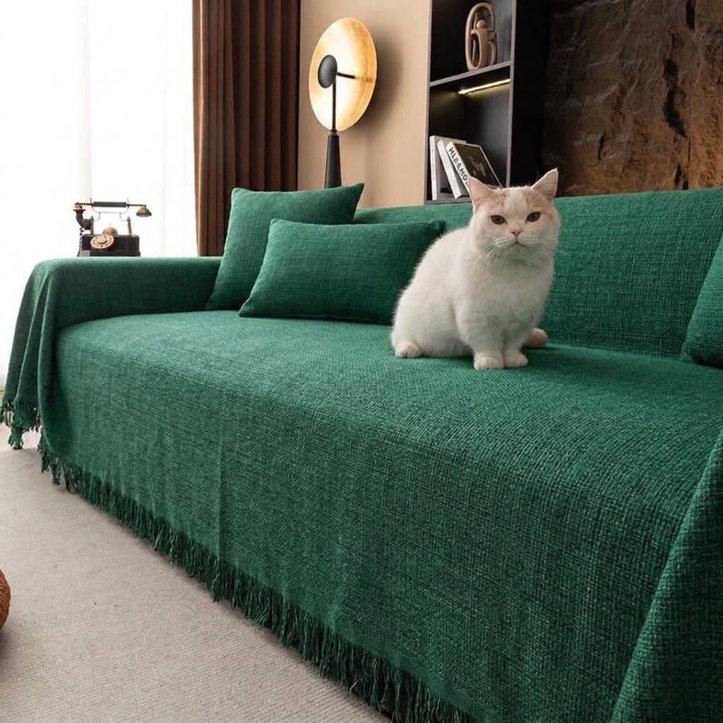 Kit 2 Mantas Para Sofá Higiênica Manta Grande para Cama Confortável Poltrona Decorativa 240x180 cm