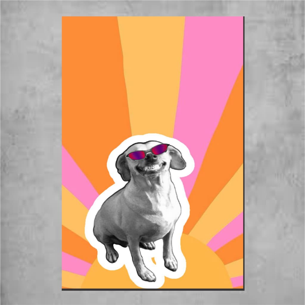 Placa Decorativa Bar Caramelo Juliete Decoração de Parede - Placas Decorativas Divertido Cachorro