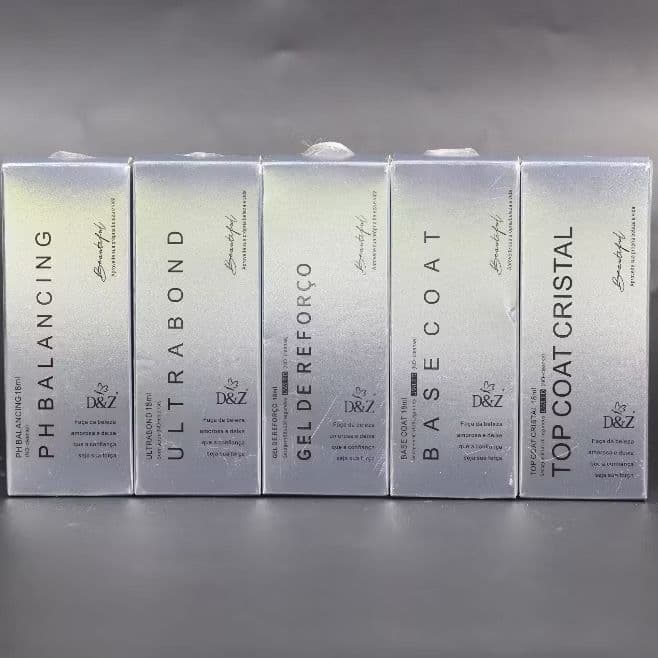 Preparadores Cristal D&Z - Top Coat - UltraBond - Ph - Base Coat - Gel Reforço