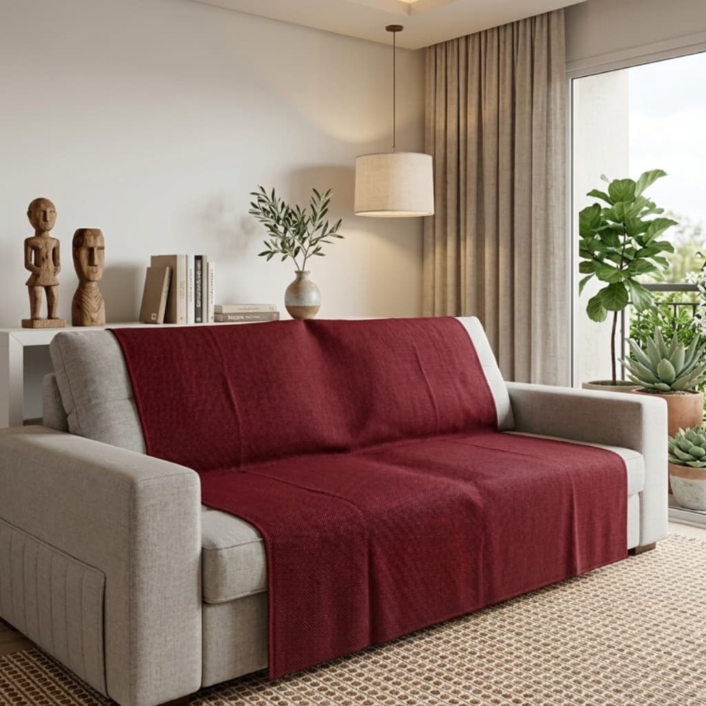 Kit 2 Mantas Para Sofá Confortável e Higiênica Manta Grande para Cama Poltrona Decorativa 300x180 cm