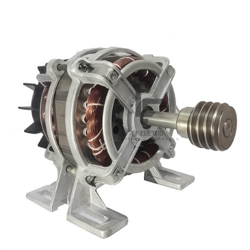 Motor Pra Maquina De Assar Frango Frangueira Com Polia Rosca S/fim