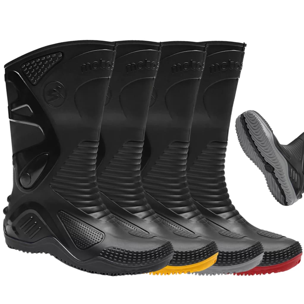 Bota De Chuva 100% Impermeável Antiderrapante Motosafe Motociclista Motoboy Motoqueiro