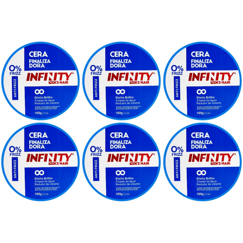 Cera Finalizadora 160g - 6 Unidades - INFINITY LOOKS HAIR