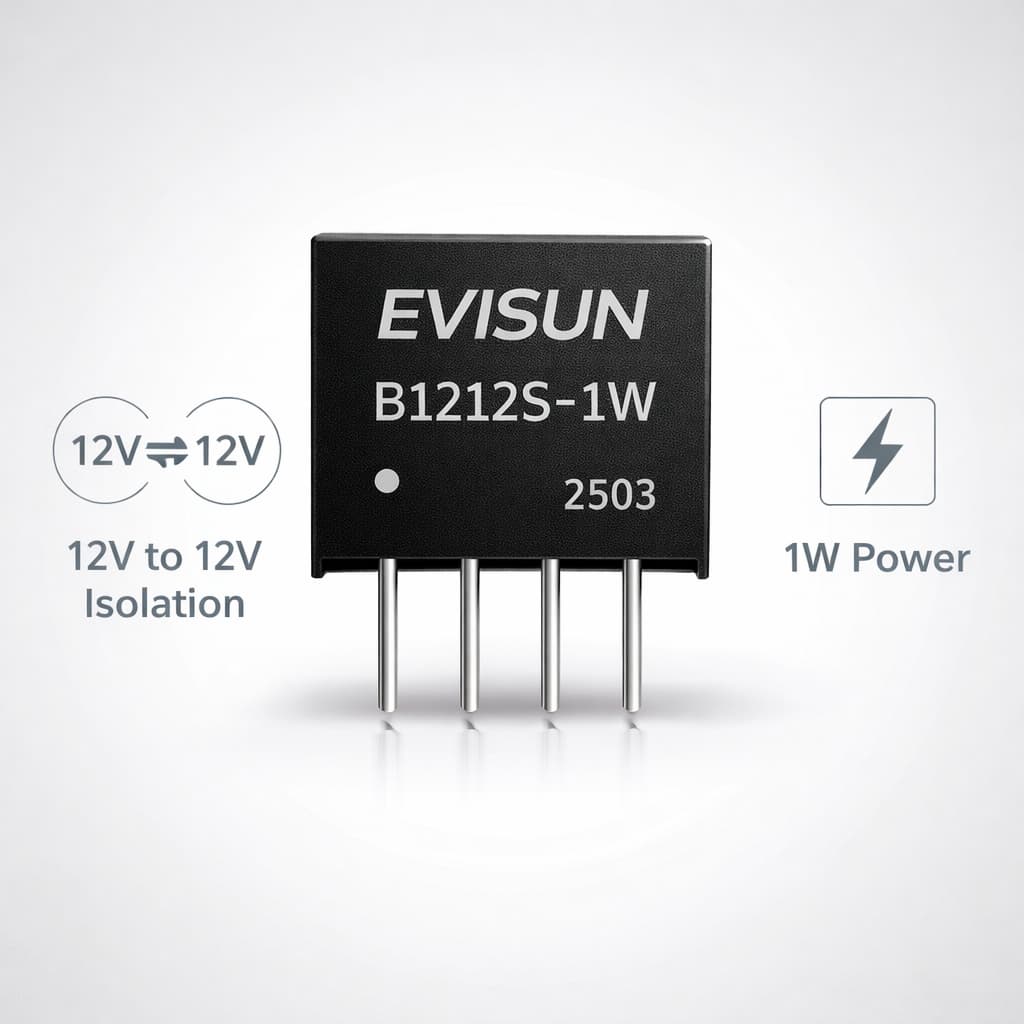 B1212S 1W Conversor Isolador Anti Ruído 12V DC DC Isolamento Galvânico
