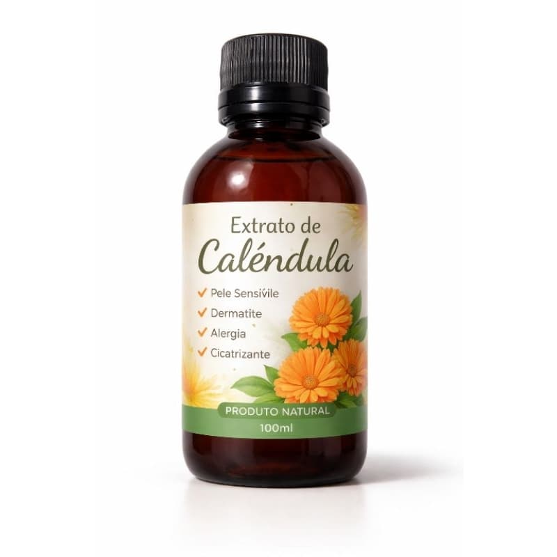 Extrato natural de  calendula. (dermatite, caspa, seborreia , coceira , peles sensíveis,