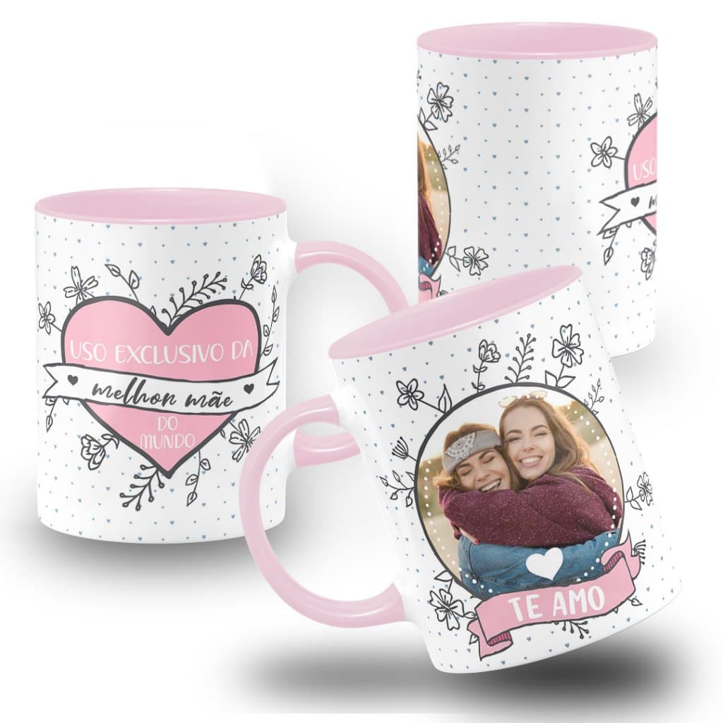 Caneca Dia das Mães Personalizada - Uso exclusivo da melhor mãe do mundo