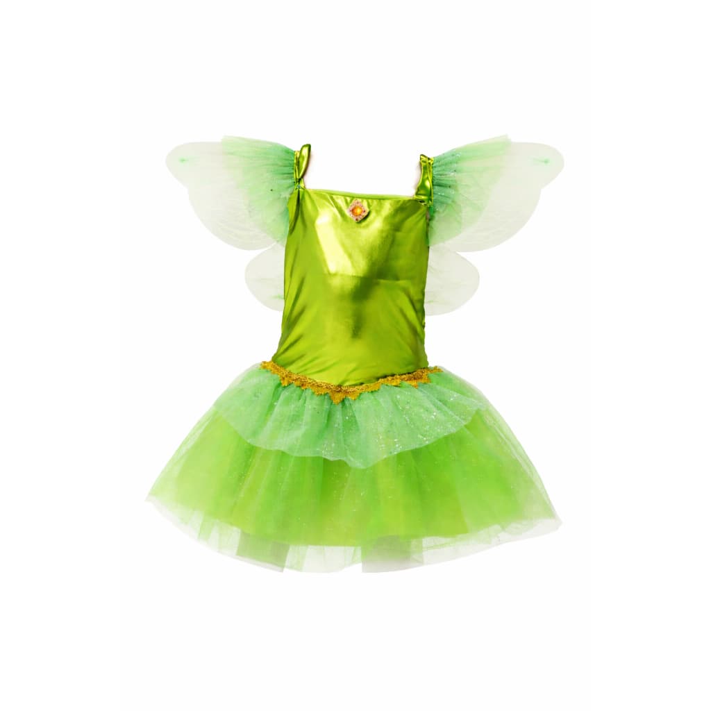 Fantasia Fada Sininho Infantil Luxo com Asas Vestido Tinkerbell Menina Fantasia Festa Carnaval