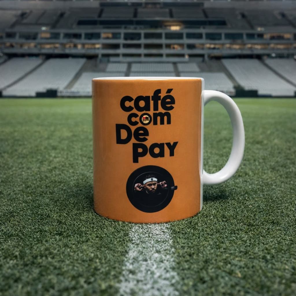 Caneca Café com Depay Meme Memphis Timão Personalizada OFERTA RELÂMPAGO!