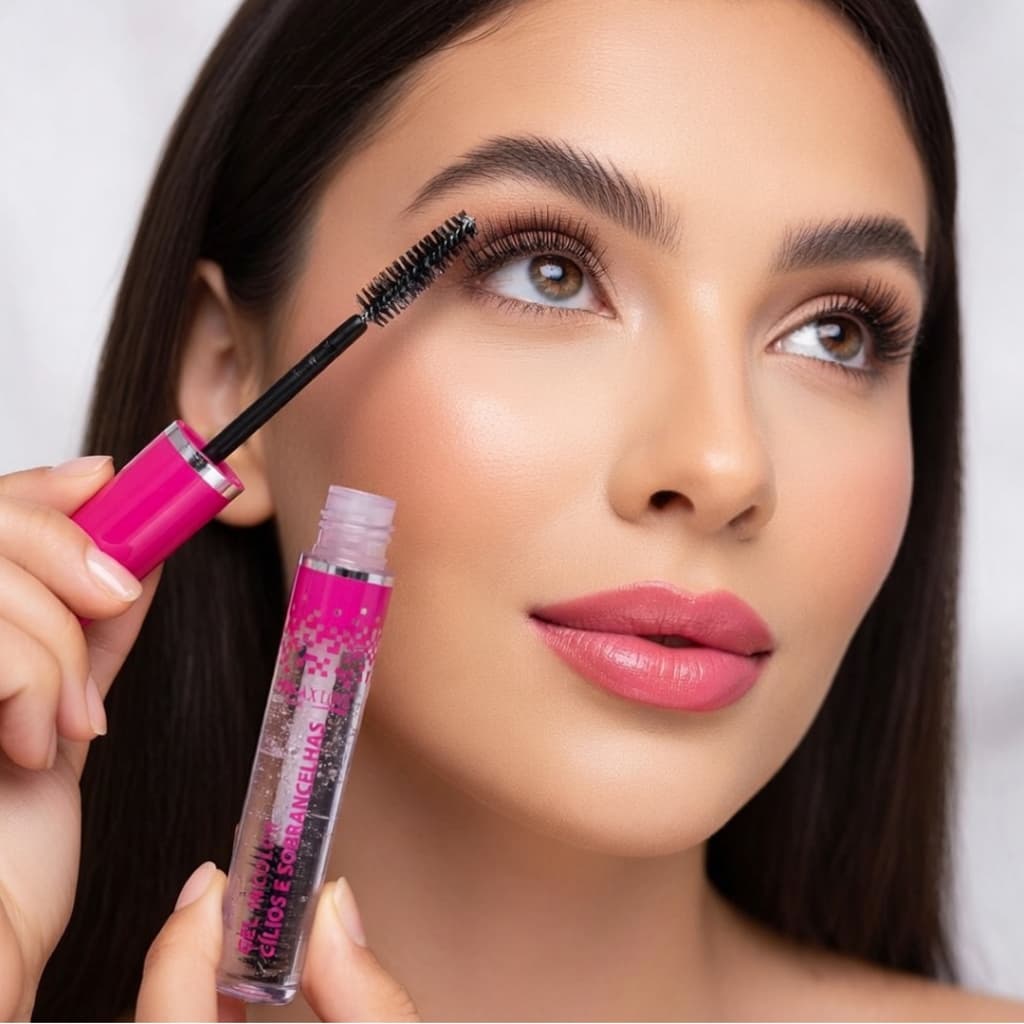 Máscara Gel Incolor Para Cílios e Sobrancelhas – com Óleo de Rícino e Vit. E