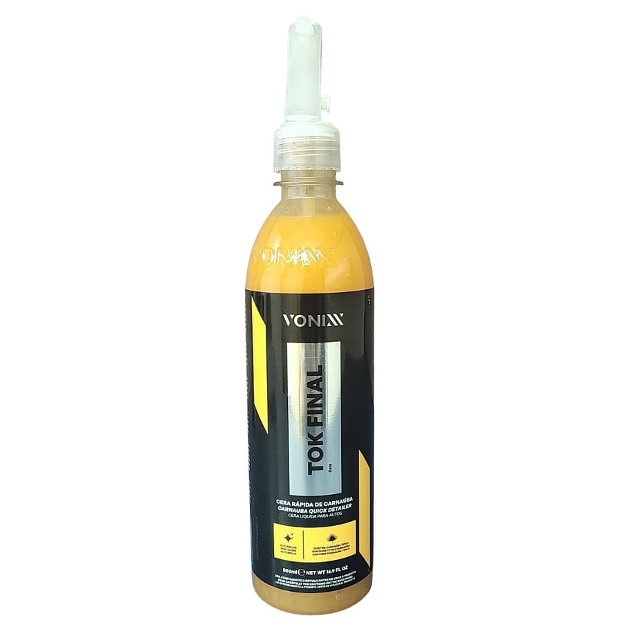 Tok Final Cera Líquida Carnaúba Vonixx 500ml Brilho Intenso