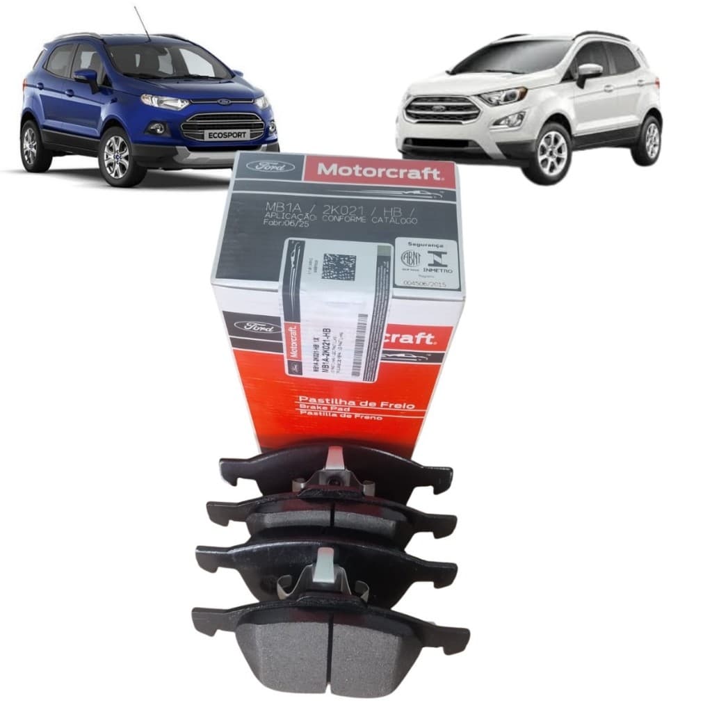 Jogo Pastilhas do Freio Dianteiro Ecosport e Focus Original