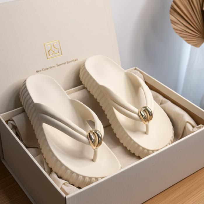 Chinelo Slide Feminino Polly Nuvem Confortavel