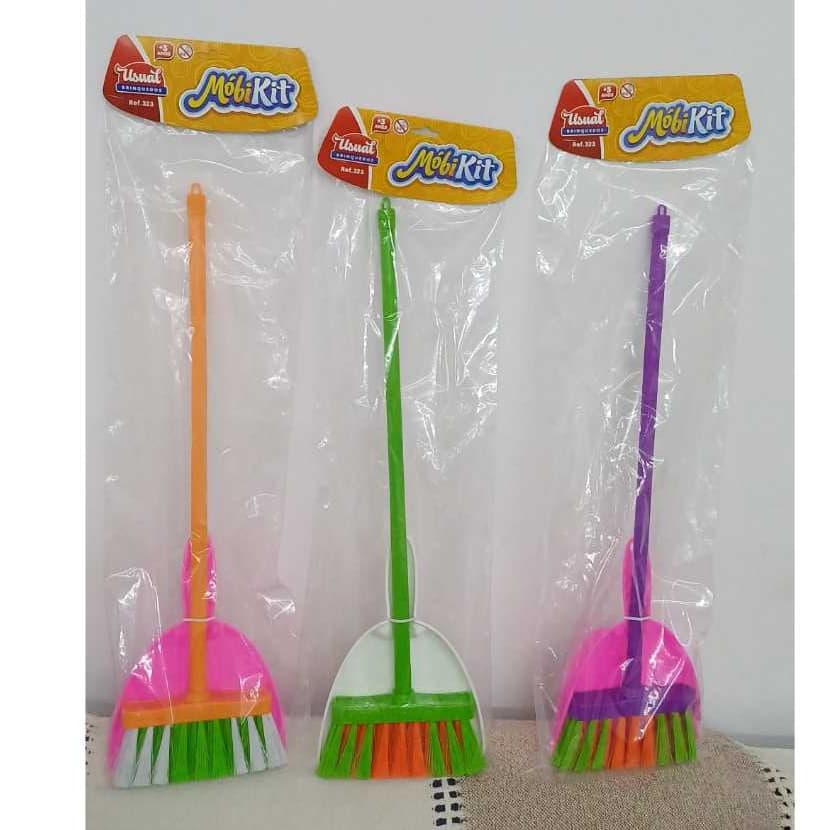 Mobikit Vassoura e Pá Infantil Brinquedos Usual ref.323