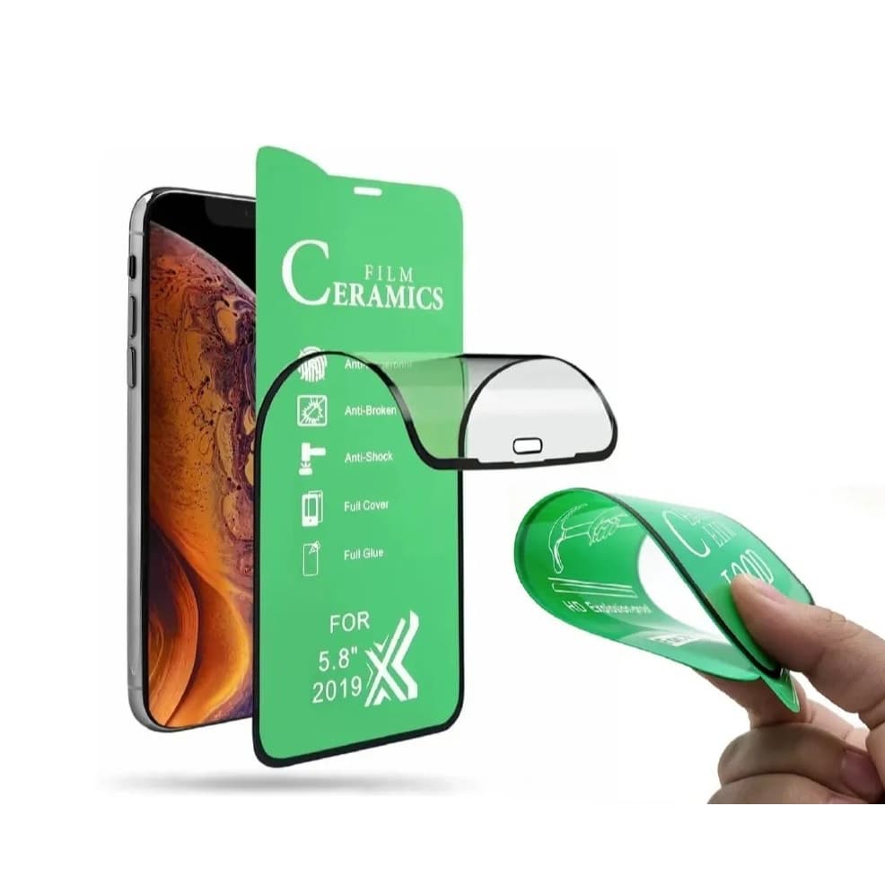 Película Nano Cerâmica 3D Flexível Top Iphone 12 13 14 15 16 17