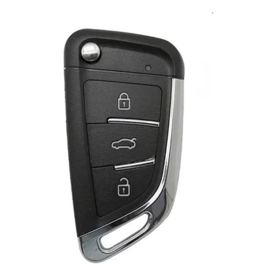 Chave Canivete Positron Flex 3 Botões Lâmina L 433MHz