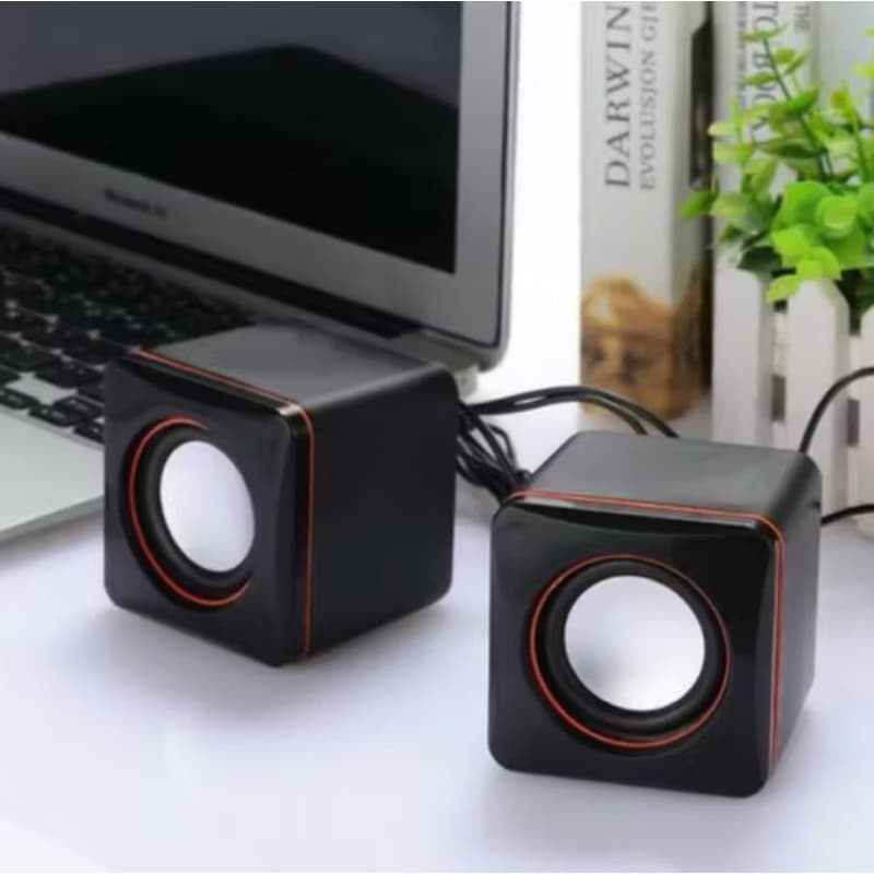 Caixa de Som USB 2.0🔊 6W Estéreo | Entrada P2 | Para PC Notebook Celular