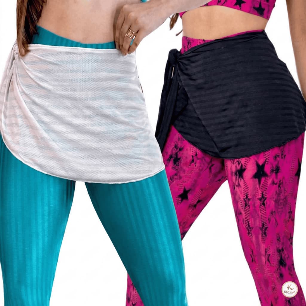 Kit 2 Tapa Bumbum Estilo Saia Feminino Para Academia Conforto e Estilo