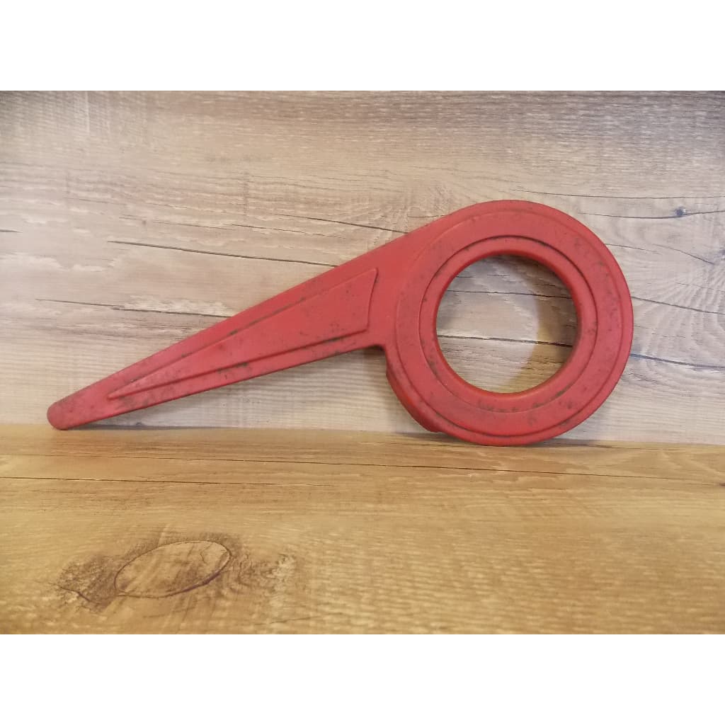 cobre corrente bicicleta antiga infantil vermelho - usado