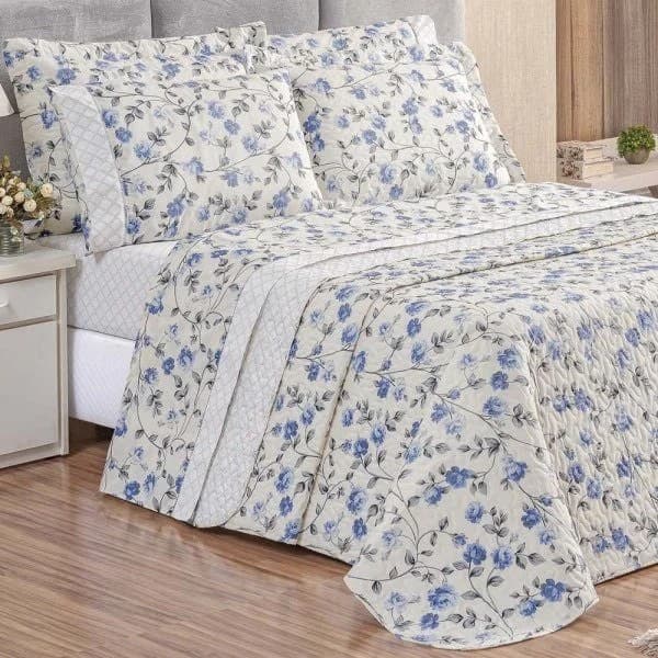 COBRE LEITO QUEEN AVULSO /S FROONHAS ESTAMPAS SORTIDAS