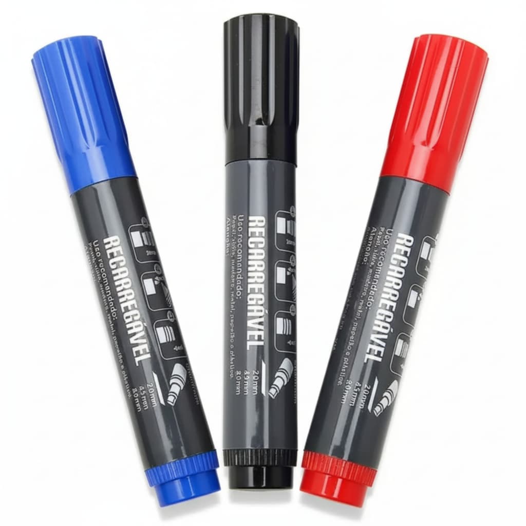 🖊️ Pincel Marcador Permanente Pilot  kit c/12  PINCEL ATOMICO