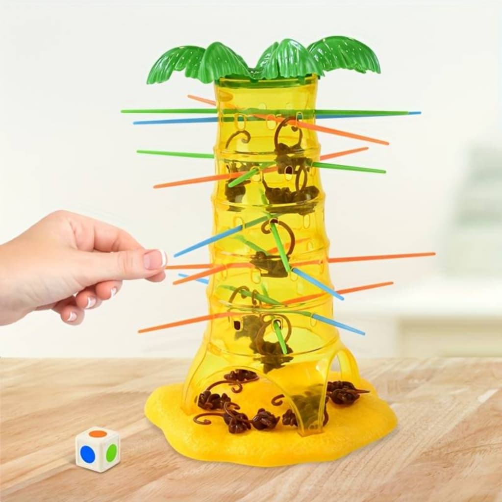 Jogo Interativo Educativo Pedagógico Pula Macaco Brinquedo Infantil Cada Macaco No Seu Galho