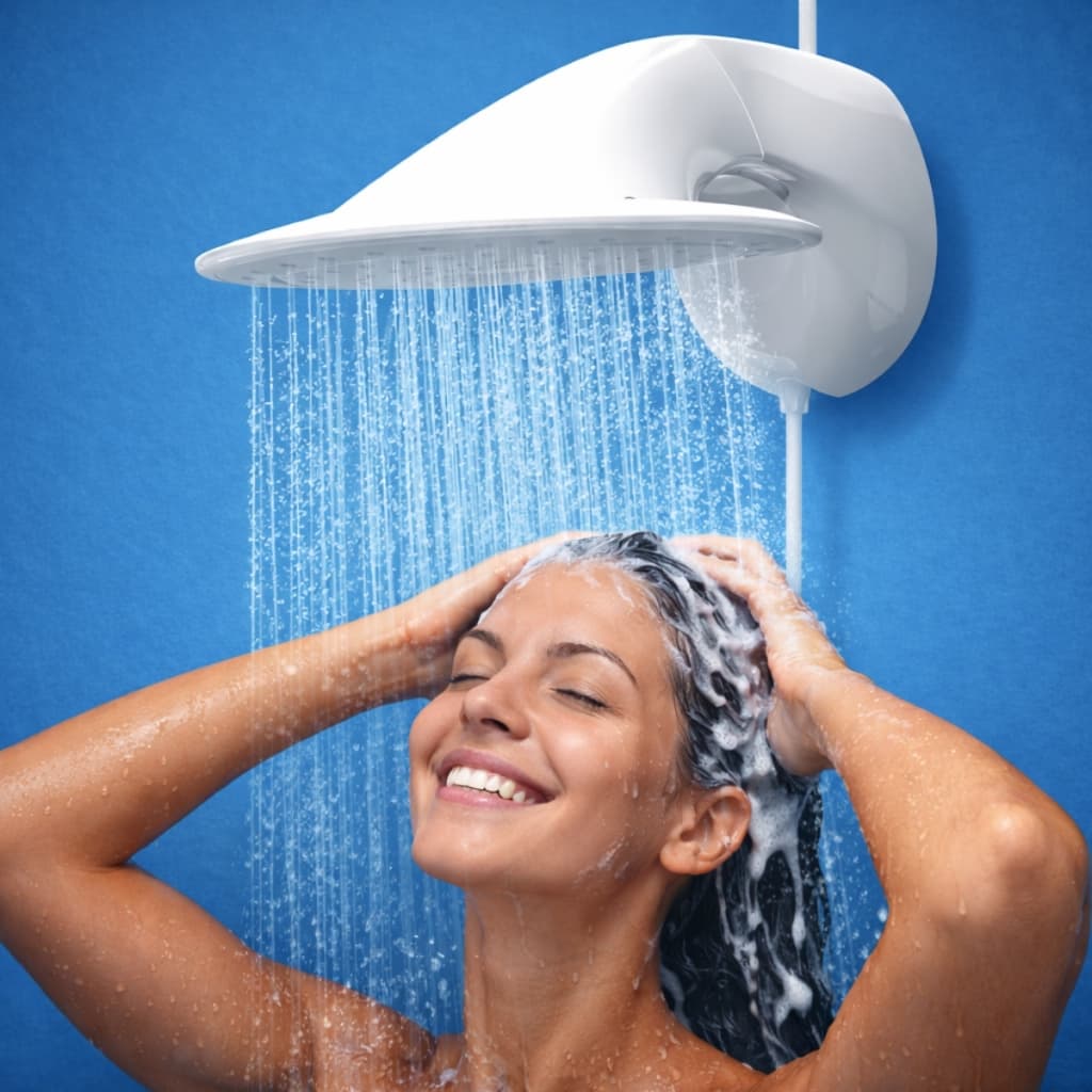 Ducha Chuveiro Grande 127/220v Alta Pressao Espalhador Amplo Zagonel Economico Moderno Qualidade