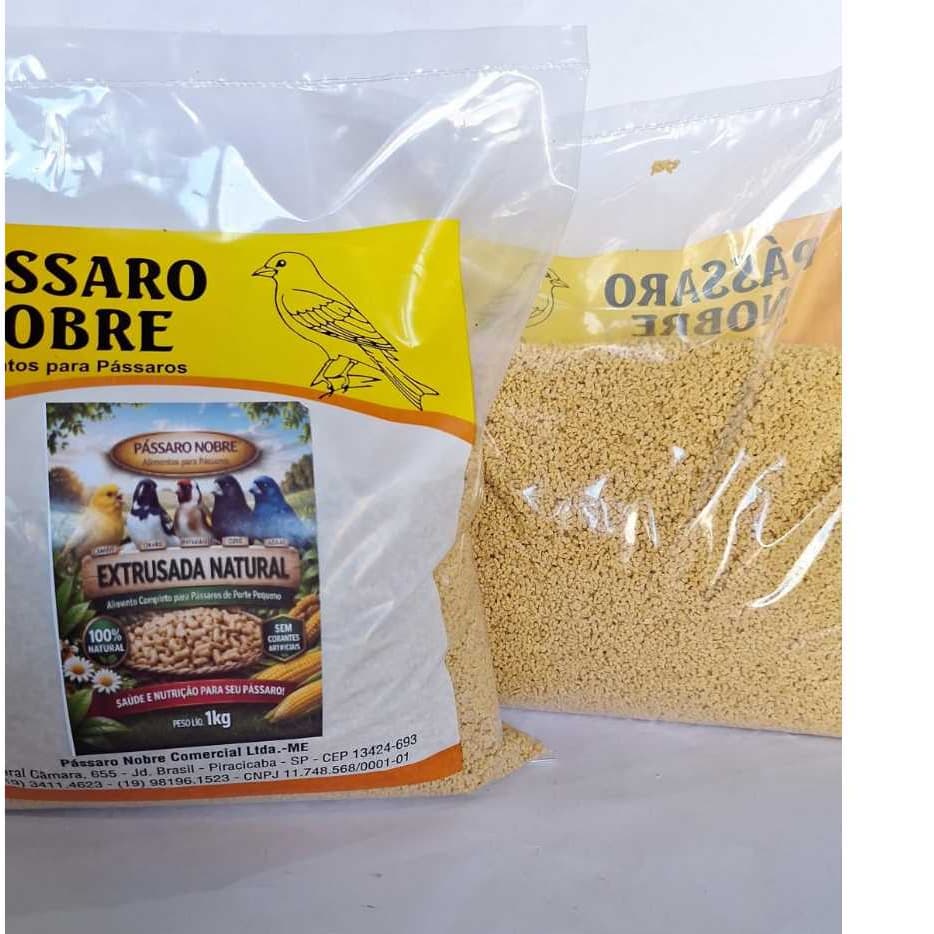 Raçao, Extrusada Natural –Para Canário, Coleiro, Curio, Azulaõ, Pintassilgo, Bigodinho.Passaro nobre