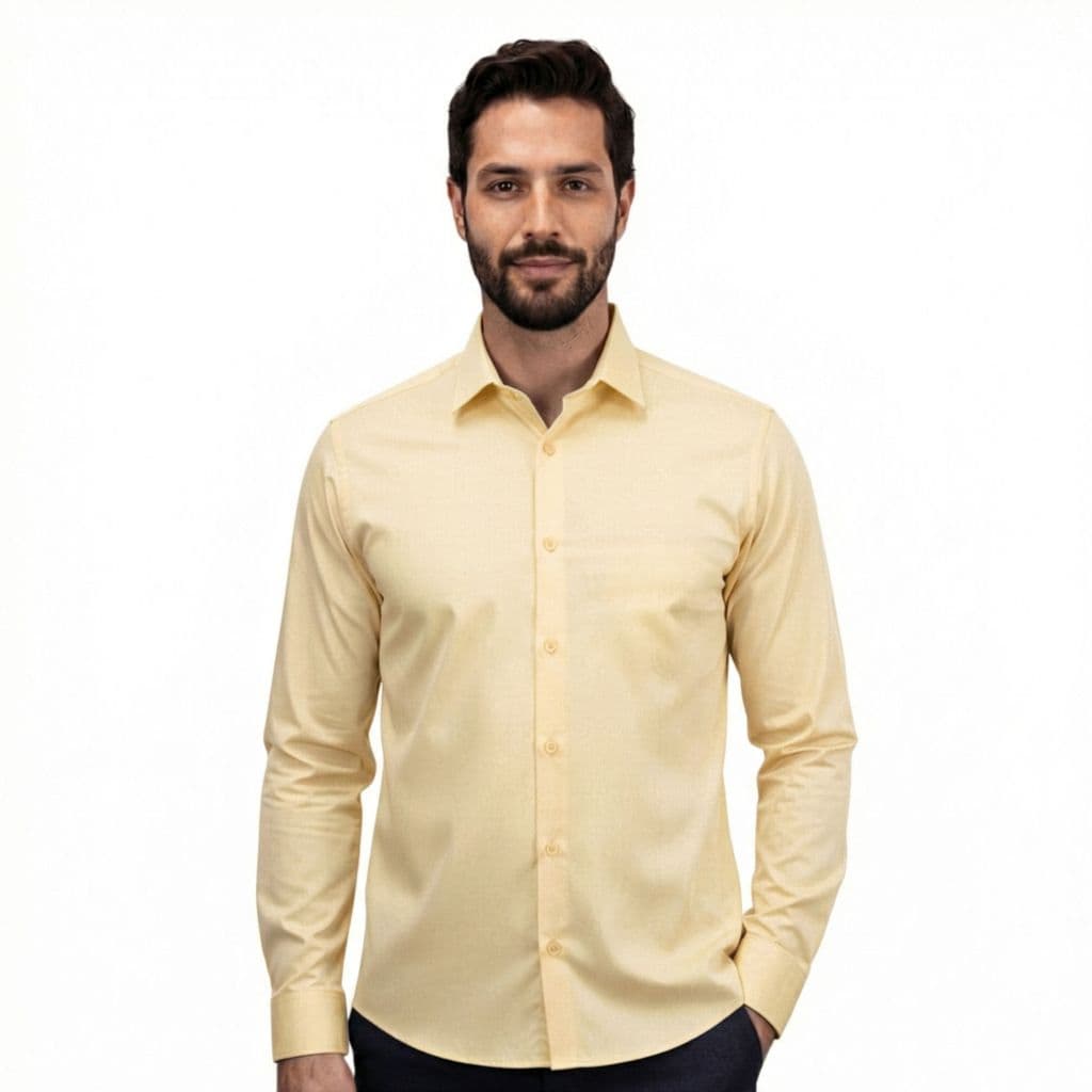 Camisa Social Masculina Microfibra Camisa Social Masculina Slim e Plus Size Masculino Nao Amassa