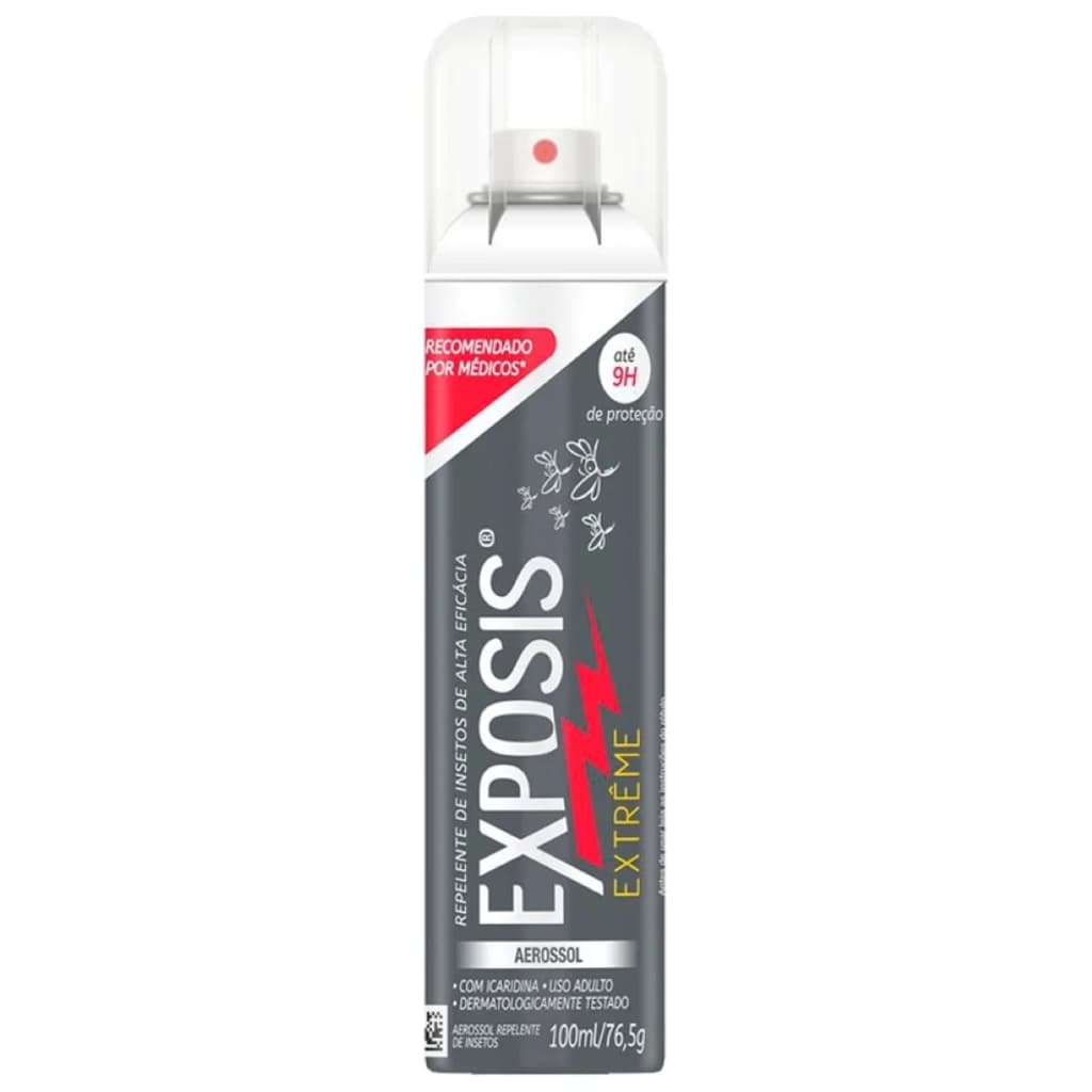 Repelente de Insentos Exposis Extreme em Aerossol de 100ml Para Mosquitos