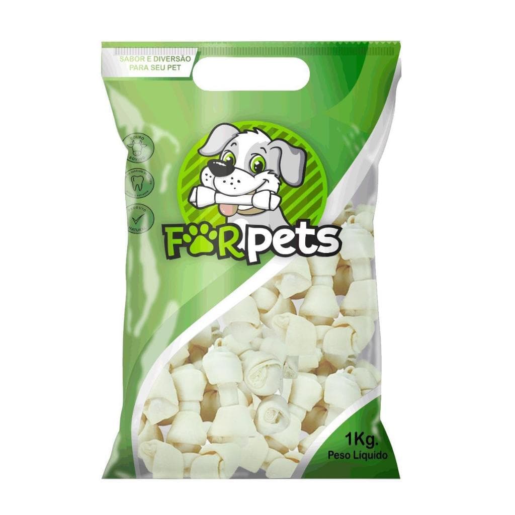 OSSO NÓ 3/4 Petisco para Cachorro