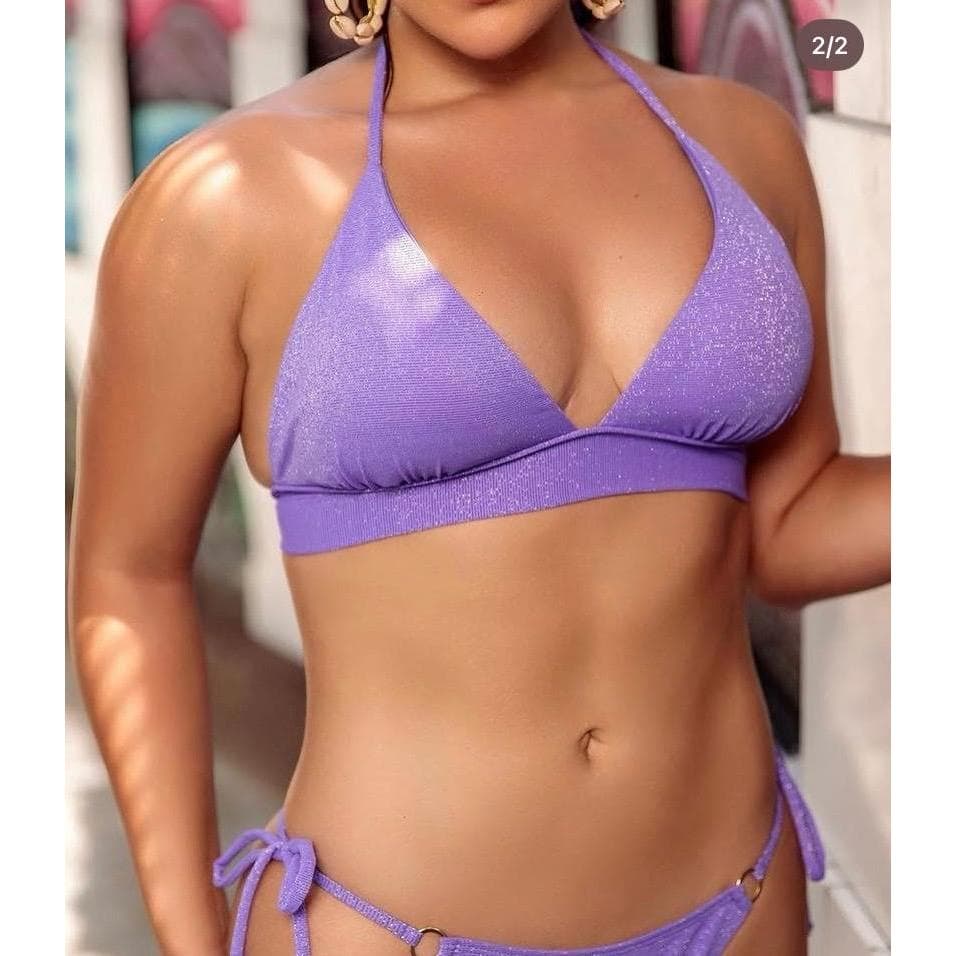 BIQUINI AVULSO TOP EM MODELO CORTININHA
