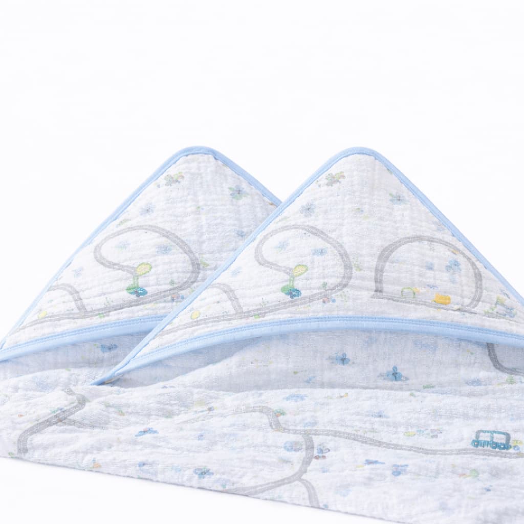 Kit Toalha Bebê com Capuz 2 Unidades 80x80cm Algodão Soft Papi Alta Absorção