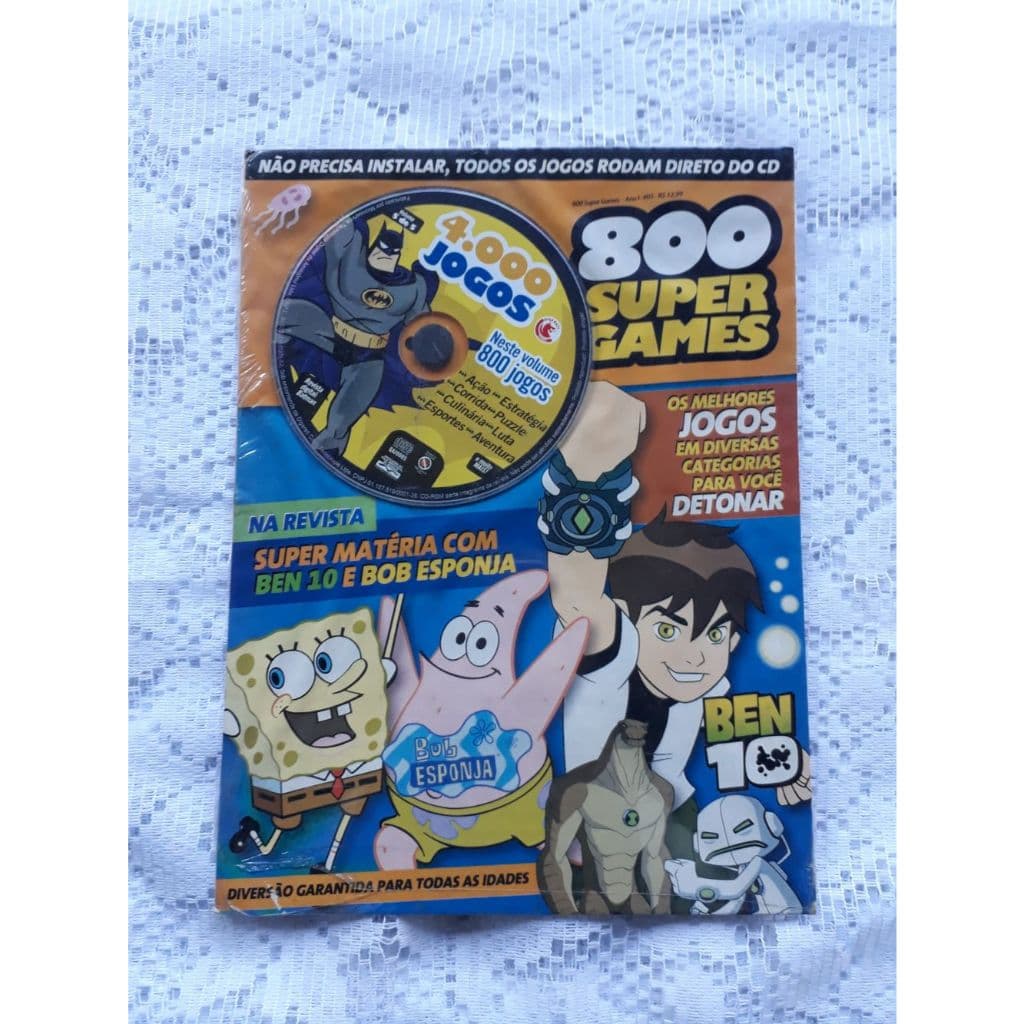cd de jogo centenas games ben 10 batman esponja l103