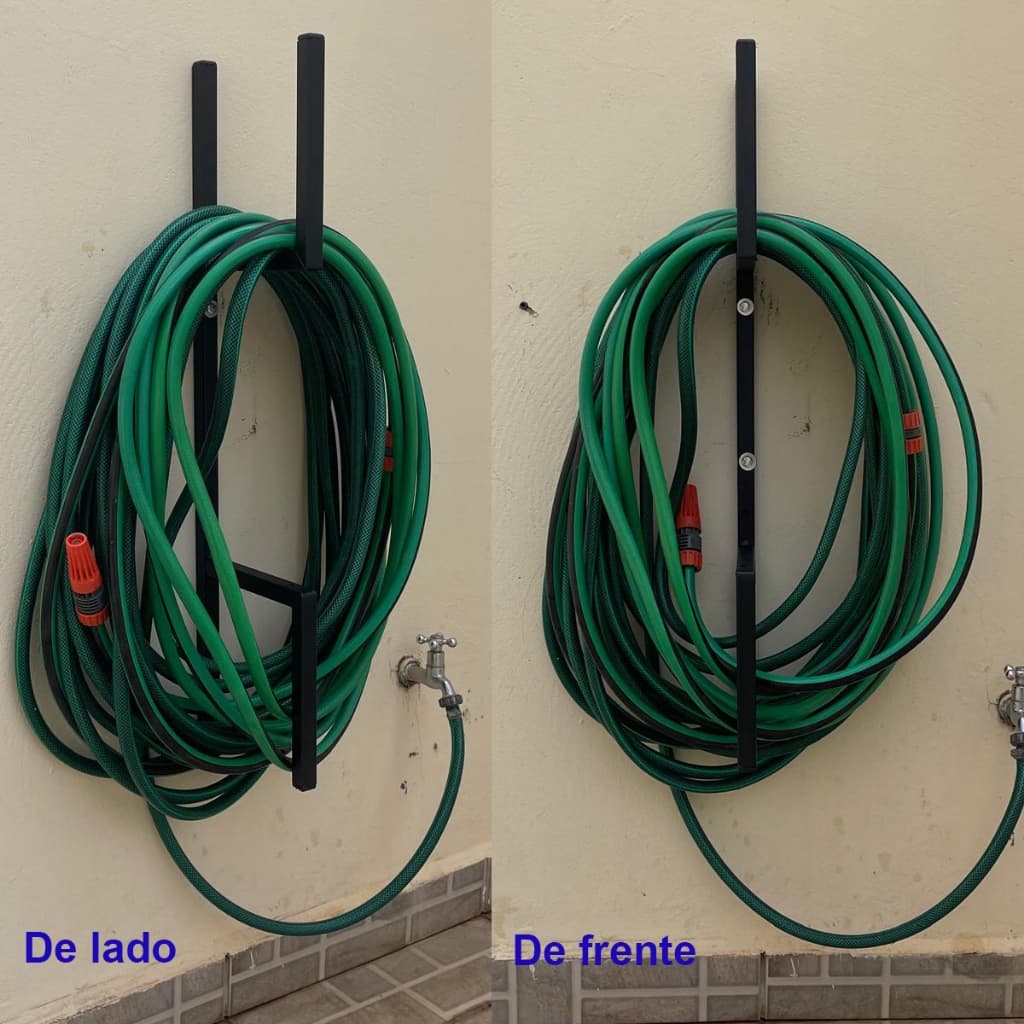 Suporte Mangueira De Parede De Organizar E Enrolar 50 Metros