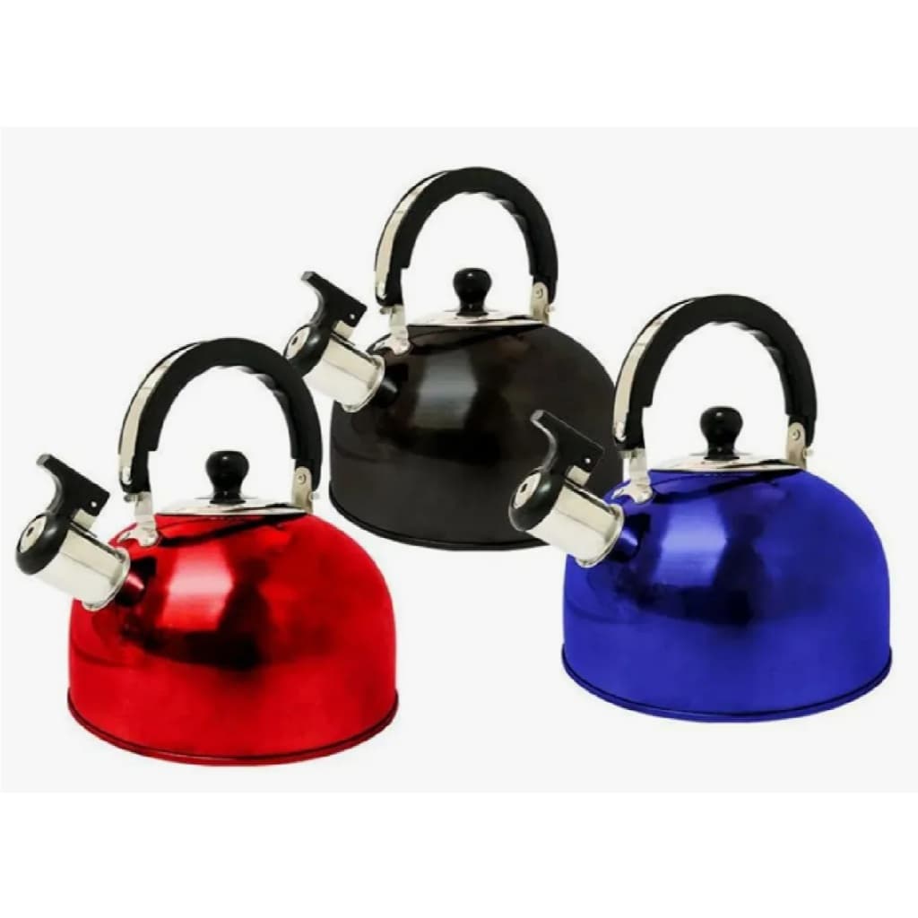 Chaleira Color Inox 2 Litros com Alarme Apito