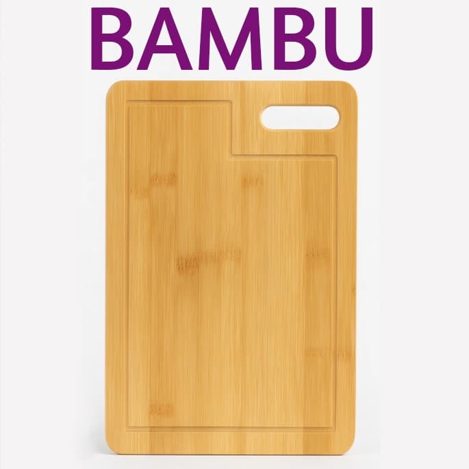 Tábua de Churrasco de Bambu Alta Durabilidade