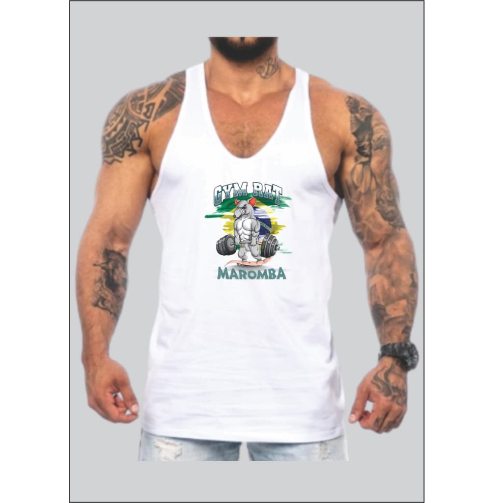Regata Nadador Masculina GYM RAT academia