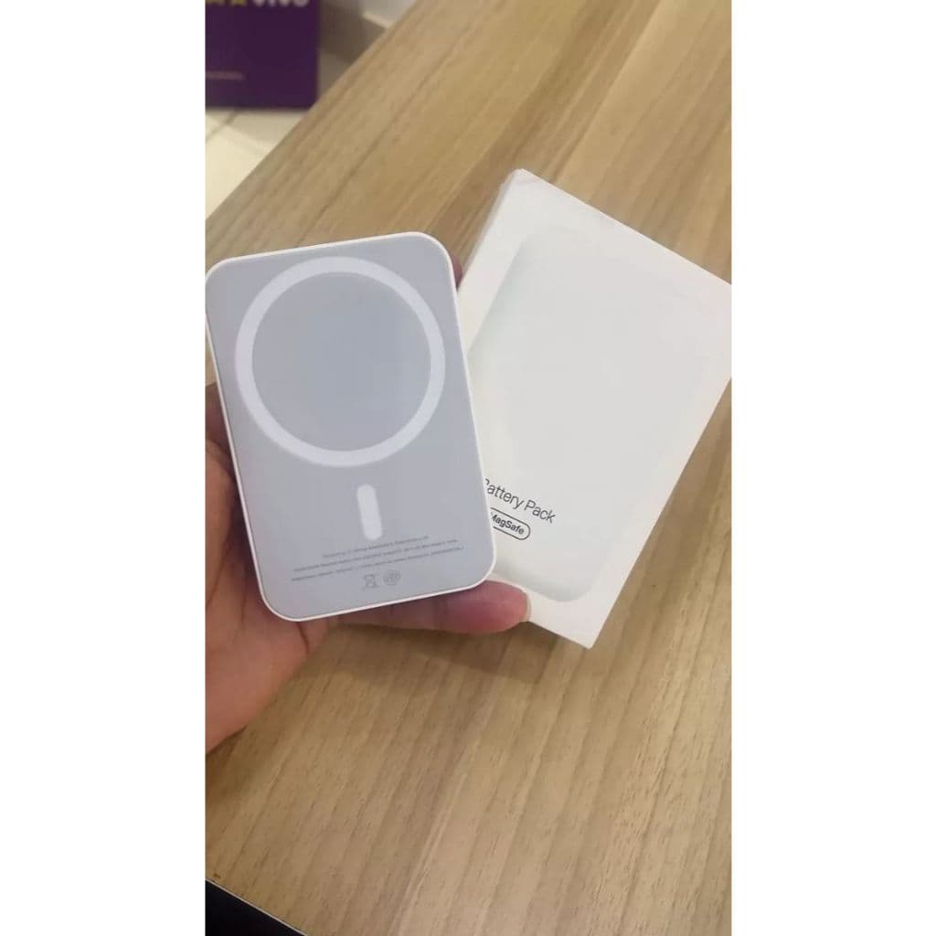 Bateria Portátil MagSafe 5000 10000mAh Carregamento Rápido 15W Sem Fio para iPhone