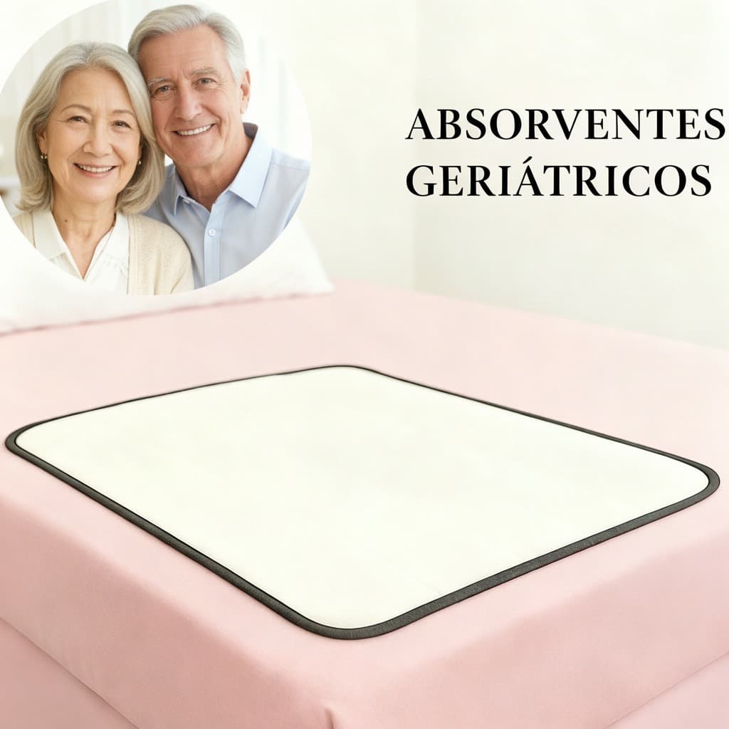 Protetor Absorvente de Colchão Lavável Geriátrico, Protetores de Colchão para Idosos - Alta Absorção