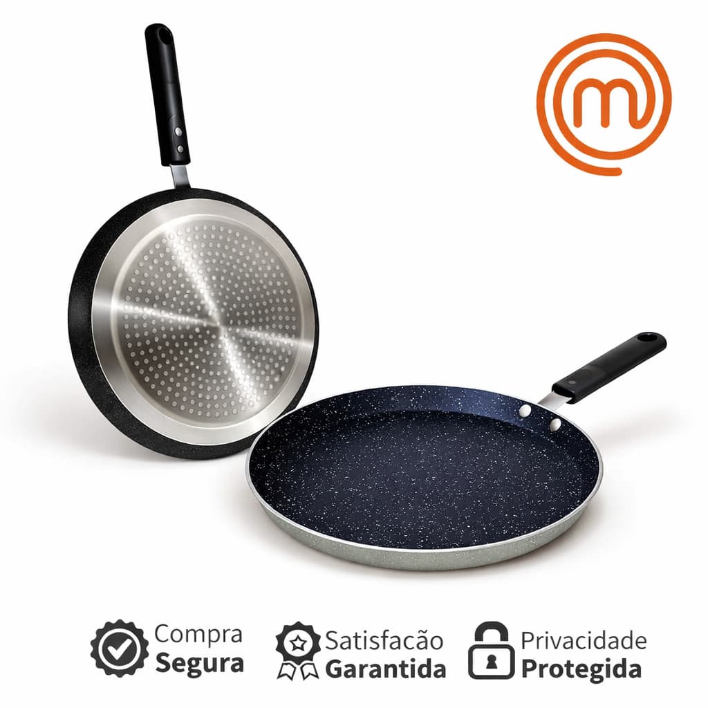 Frigideira Antiaderente Tapioqueira Panquequeira Panela Não Gruda