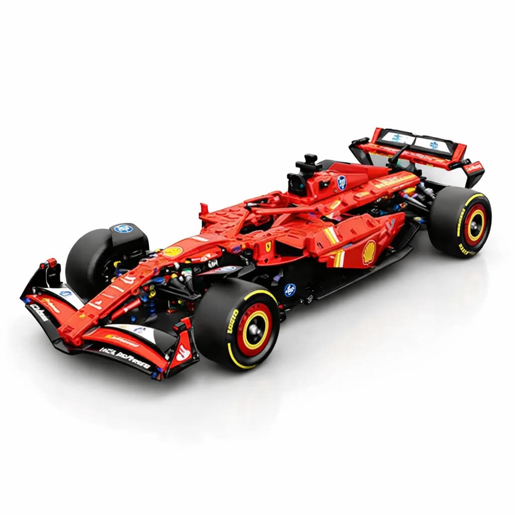 Kit Ferrari Carro Fórmula 1 Blocos 1361 Peças Modelo Esportivo Grande Para Montar - Envio Imediato