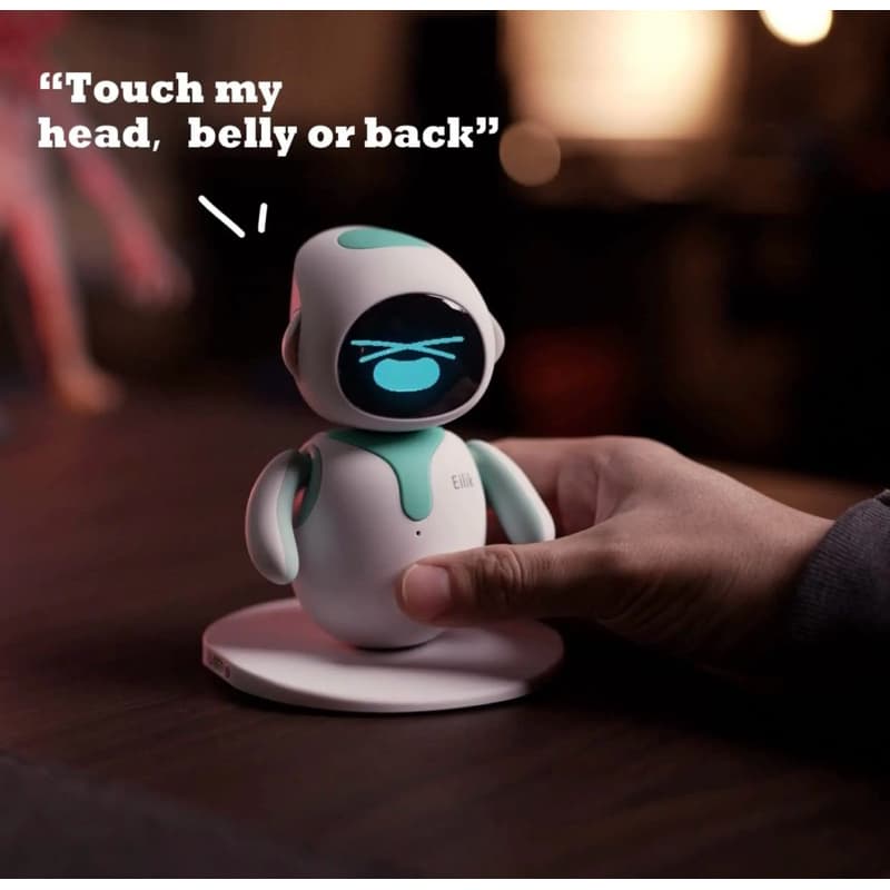Eilik-Robô Inteligente  Robô fofo para crianças e adultos, seu companheiro interativo perfeito