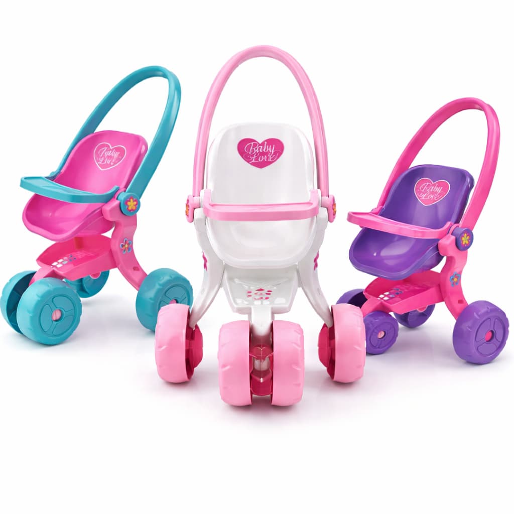 Carrinho de Boneca Baby Love Reborn e Baby Alive - Brinquedo Infantil Menina  Usual Brinquedos