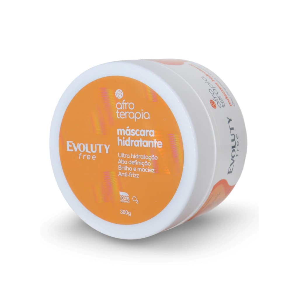 Máscara Hidratante Afroterapia Evoluty Free 300g - Hidratação e modelagem de cachos