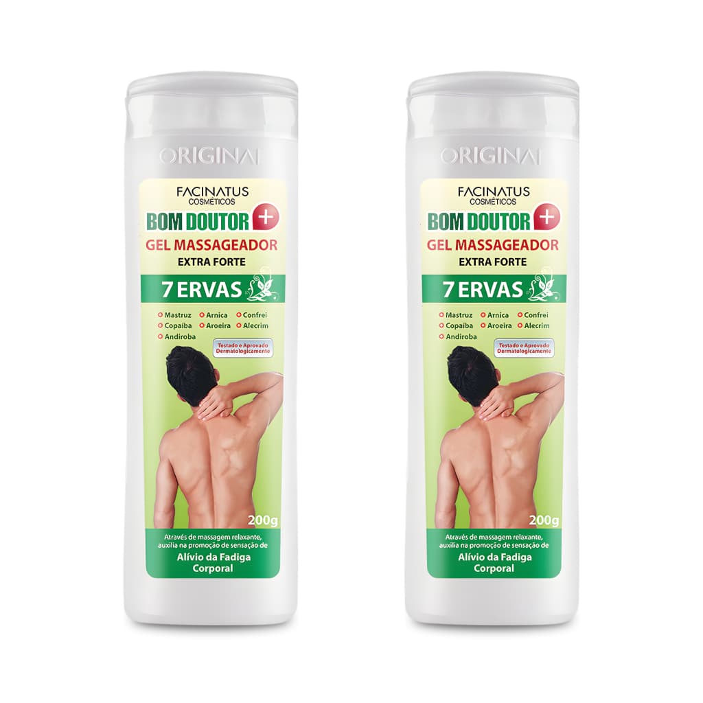 Kit Bom Doutor Gel Massageador 7 Ervas