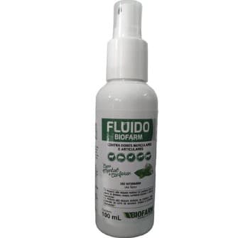 Fluido Contra Dores Musculares Articulares para Animais 200mL Biofarm